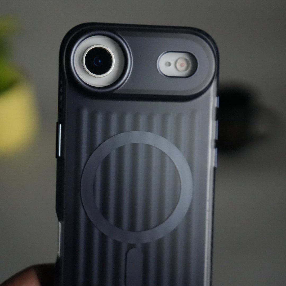 FRATO iPhone 17 Series iPhone 17 Air MagSafe Suitcase Design Case | Shockproof Ribbed Texture Back Cover