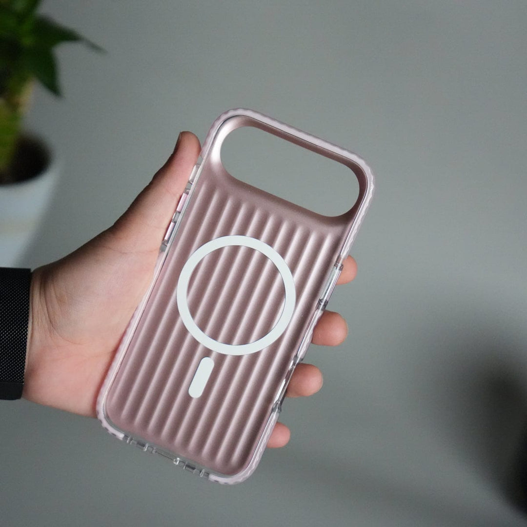 FRATO iPhone 17 Series iPhone 17 Air MagSafe Suitcase Design Cover | Shockproof Ribbed Back Cover