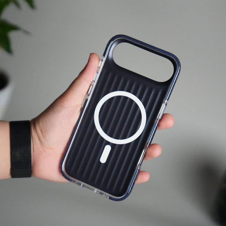 FRATO iPhone 17 Series iPhone 17 Air MagSafe Suitcase Design Cover | Shockproof Ribbed Back Cover