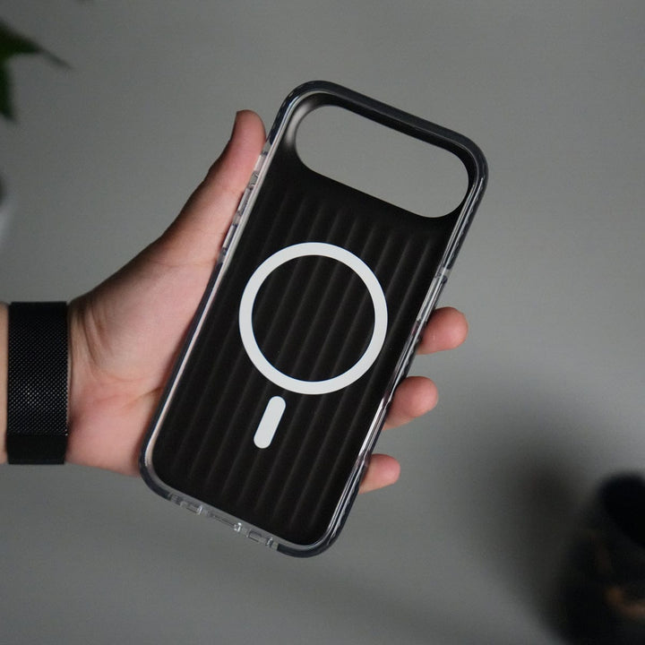 FRATO iPhone 17 Series iPhone 17 Air MagSafe Suitcase Design Cover | Shockproof Ribbed Back Cover