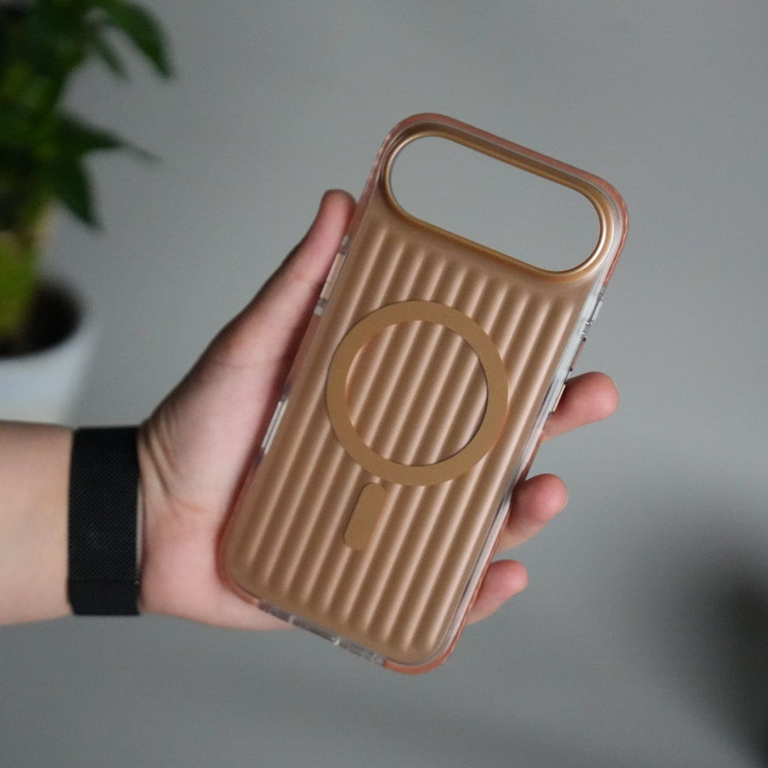 FRATO iPhone 17 Series iPhone 17 Air MagSafe Suitcase Design Cover | Shockproof Ribbed Back Cover