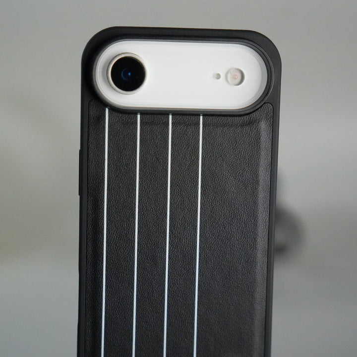FRATO iPhone 17 Series iPhone 17 Air Merc White Line Pattern PU Leather Case Cover