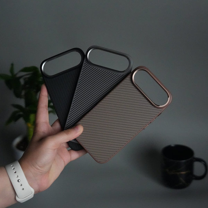 FRATO iPhone 17 Series iPhone 17 Air Metal Camera Ring Carbon Fiber Design MagSafe Cover