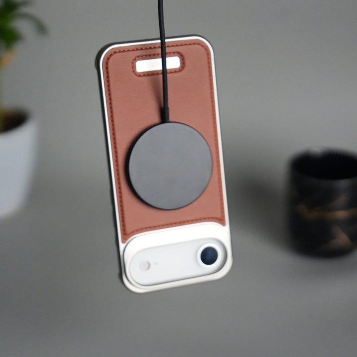 FRATO iPhone 17 Series iPhone 17 Air Premium Metallic AeroFLex Aluminium Stitch Leather MagSafe Case