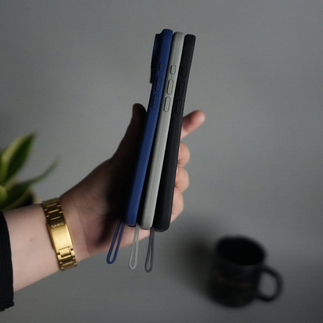 FRATO iPhone 17 Series iPhone 17 Air Silicone Case | Magnetic Ring | Silicone Rotating Grip Strap Cover