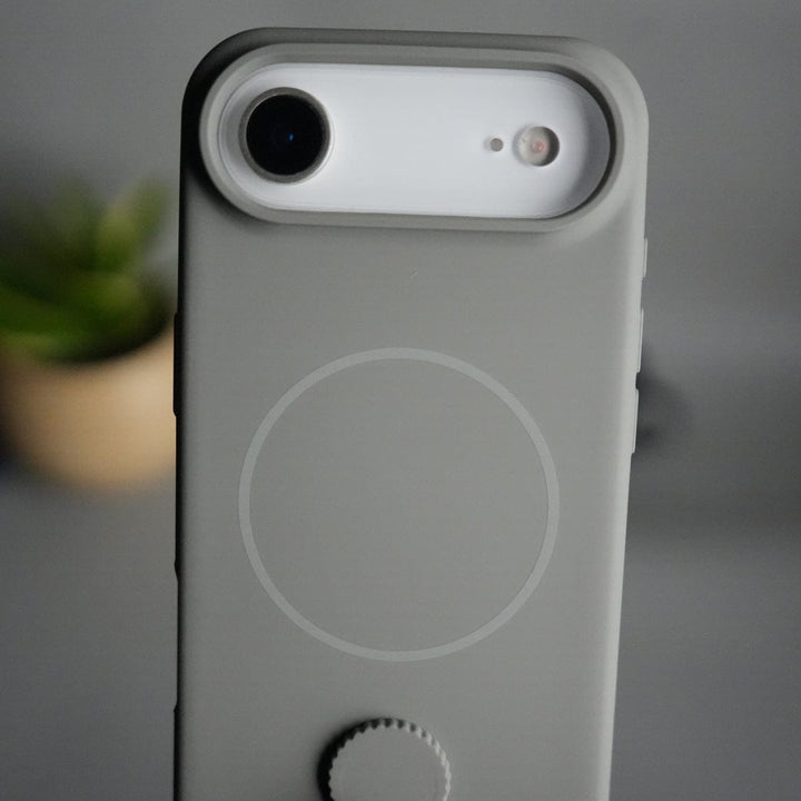 FRATO iPhone 17 Series iPhone 17 Air Silicone Case | Magnetic Ring | Silicone Rotating Grip Strap Cover