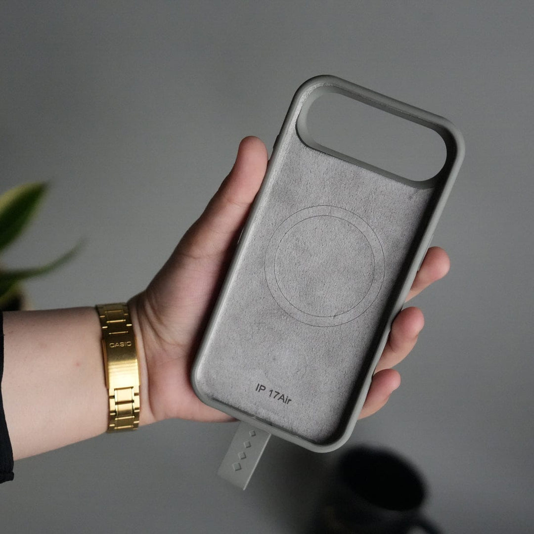 FRATO iPhone 17 Series iPhone 17 Air Silicone Case | Magnetic Ring | Silicone Rotating Grip Strap Cover