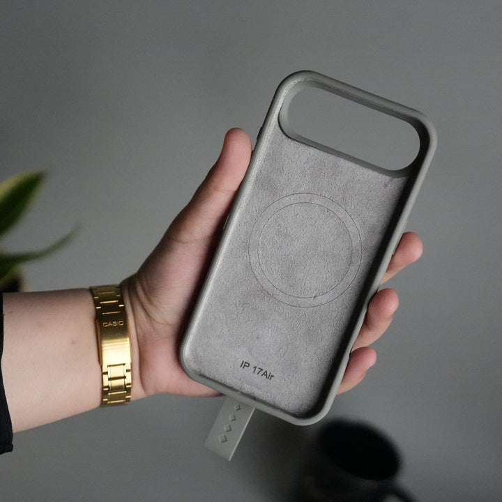 FRATO iPhone 17 Series iPhone 17 Air Silicone Case | Magnetic Ring | Silicone Rotating Grip Strap Cover