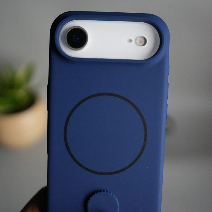 FRATO iPhone 17 Series iPhone 17 Air Silicone Case | Magnetic Ring | Silicone Rotating Grip Strap Cover