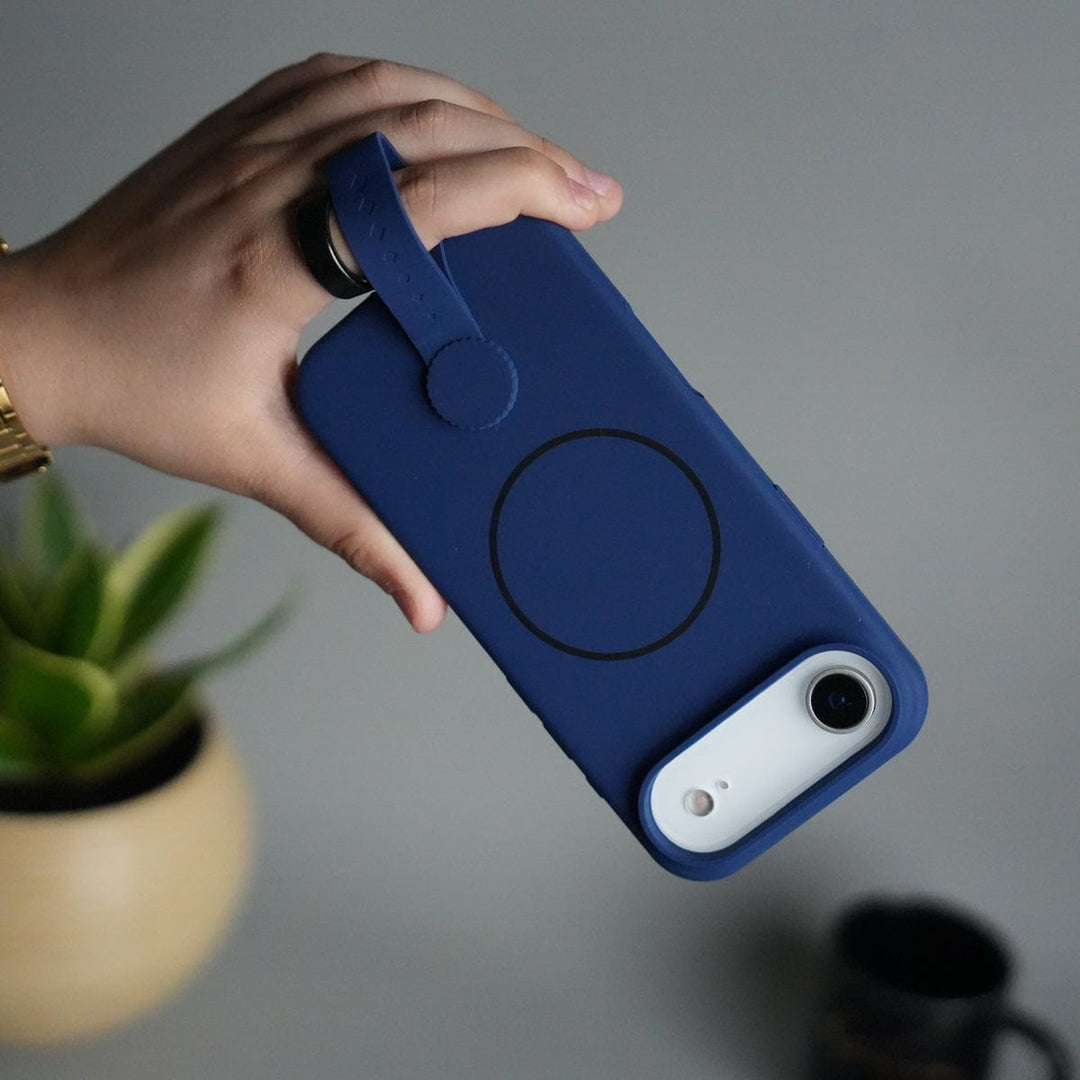 FRATO iPhone 17 Series iPhone 17 Air Silicone Case | Magnetic Ring | Silicone Rotating Grip Strap Cover