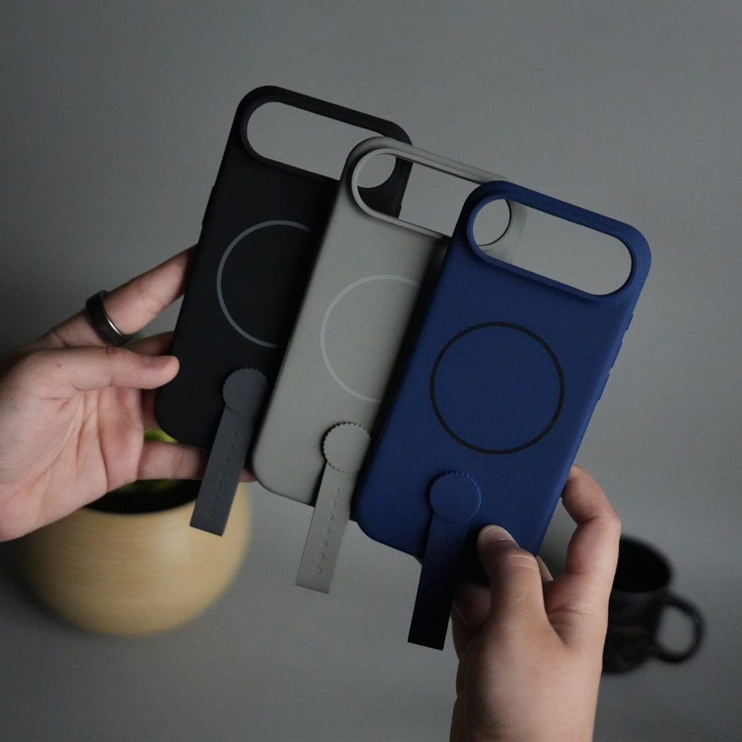 FRATO iPhone 17 Series iPhone 17 Air Silicone Case | Magnetic Ring | Silicone Rotating Grip Strap Cover