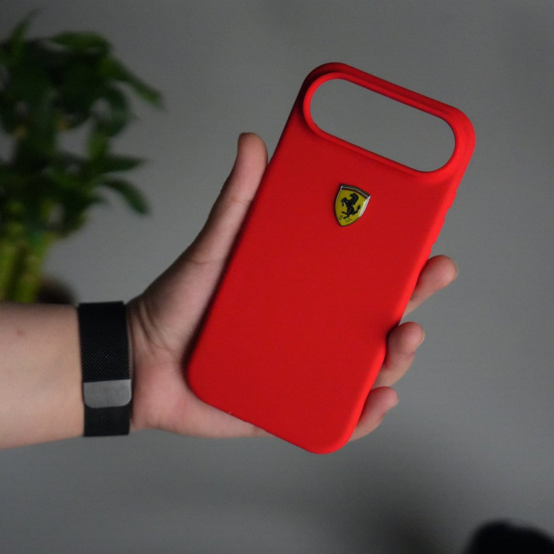 FRATO iPhone 17 Series iPhone 17 Air Sports Car Logo Liquid Silicone Case Cover