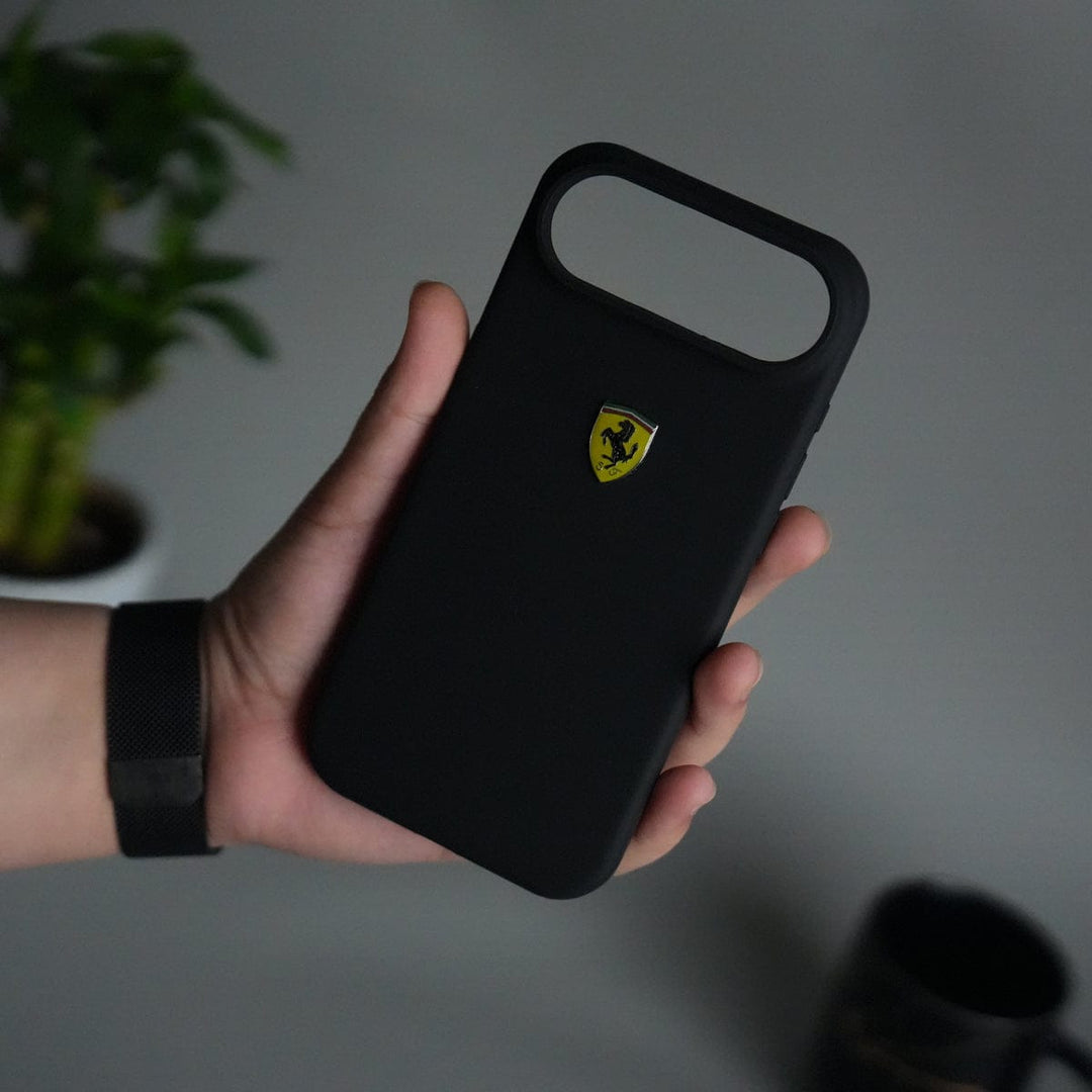 FRATO iPhone 17 Series iPhone 17 Air Sports Car Logo Liquid Silicone Case Cover