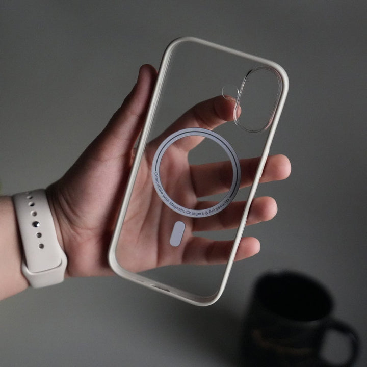 FRATO iPhone 17 Series iPhone 17 ClearView LumiEdge MagSafe Case | Transparent Cover