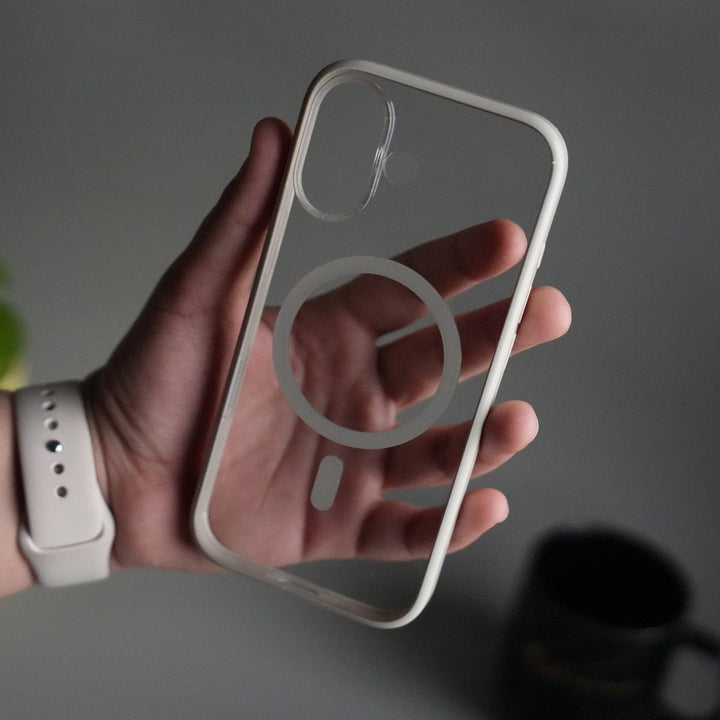 FRATO iPhone 17 Series iPhone 17 ClearView LumiEdge MagSafe Case | Transparent Cover