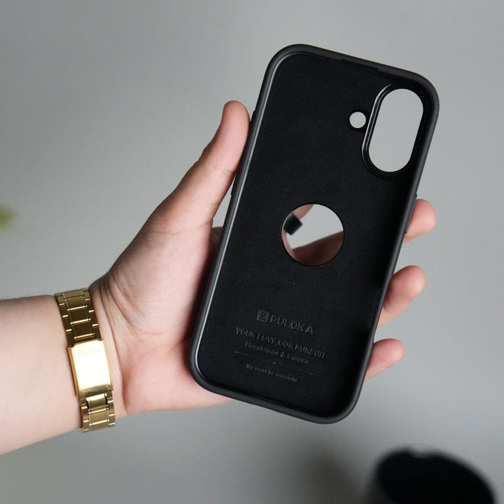 FRATO iPhone 17 Series iPhone 17 Full PU Leather Inbuilt Metal Stand Case Cover