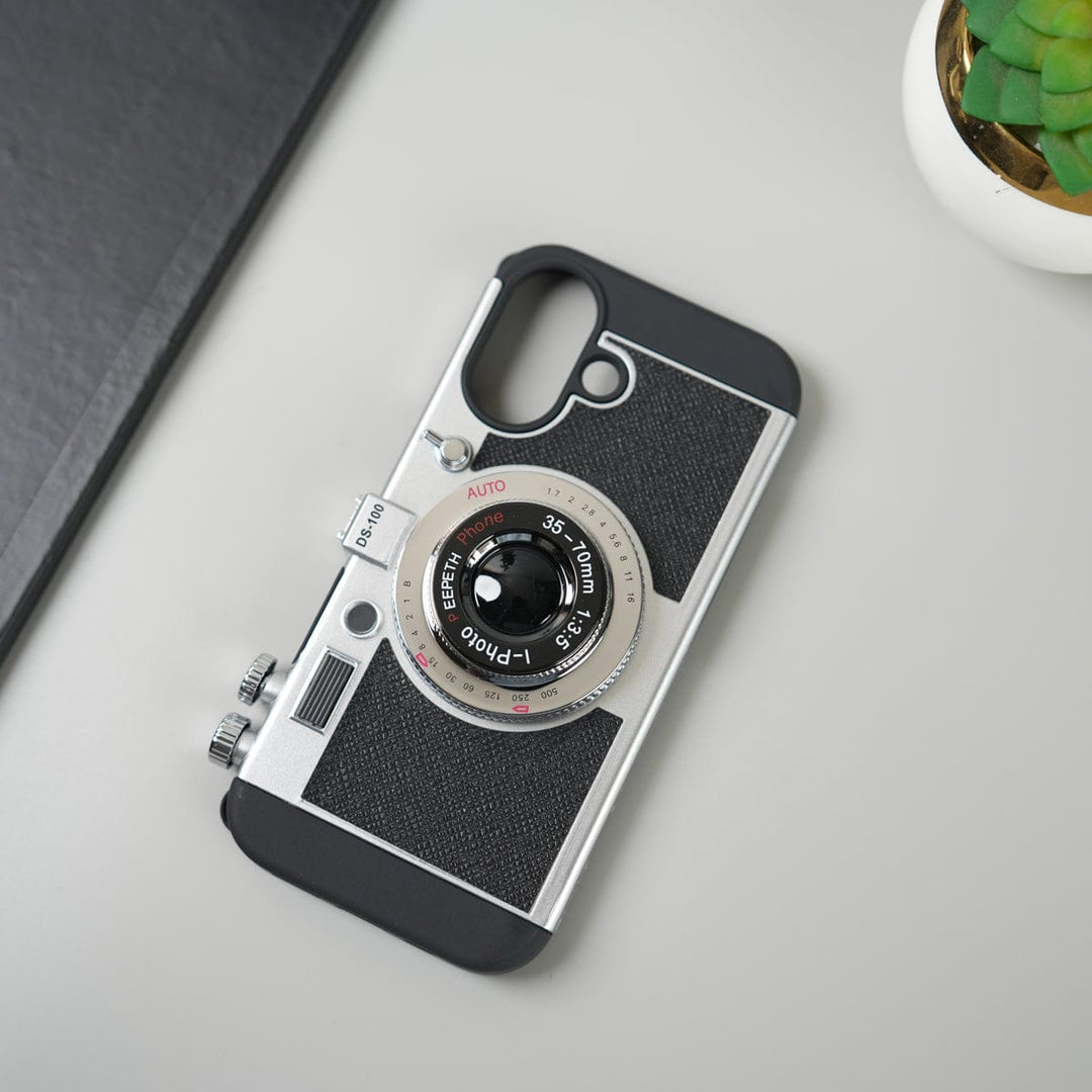 FRATO iPhone 17 Series iPhone 17 iPhone 17 Series Retro Camera Design Case with Lanyard | Shockproof Protective Cover