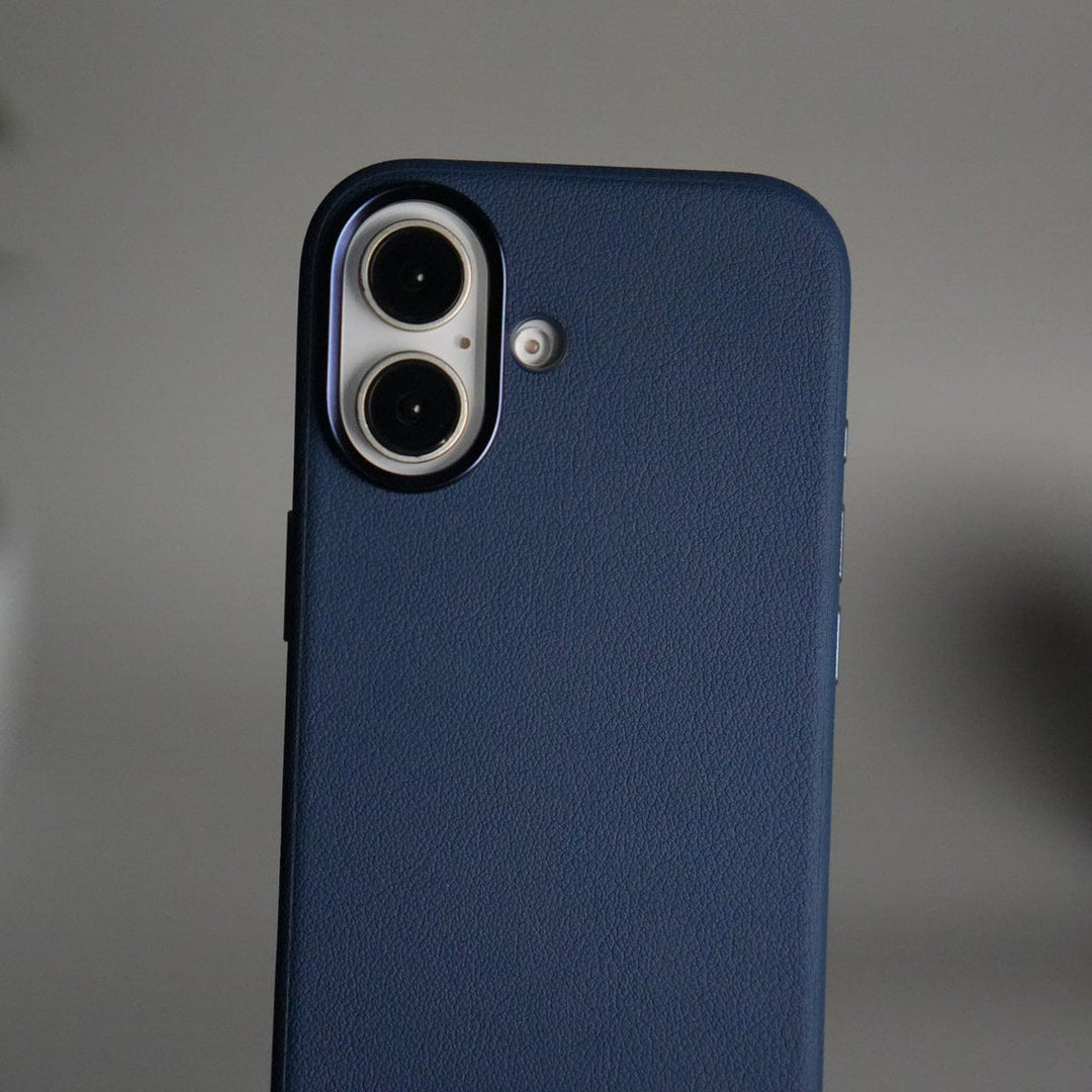 FRATO iPhone 17 Series iPhone 17 Leather Texture Design PVC Case With Metal Camera Bump