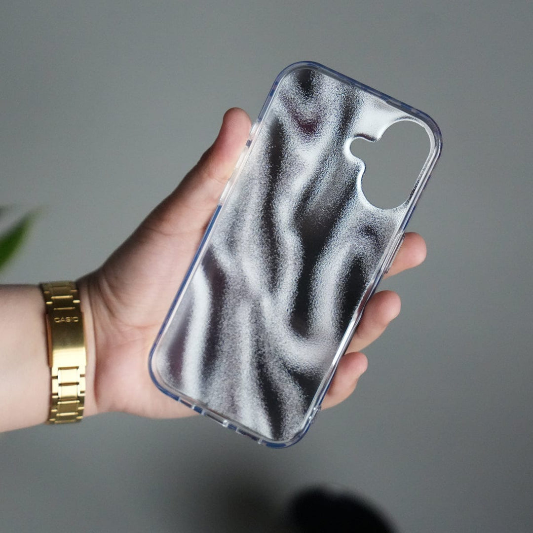FRATO iPhone 17 Series iPhone 17 Leopard Print Case with Beaded Wrist Strap | Cute Transparent Designer Cover
