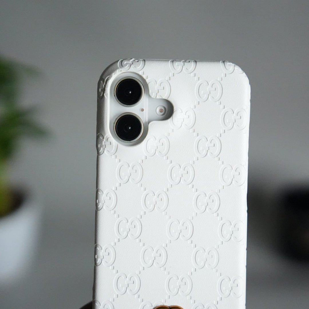FRATO iPhone 17 Series iPhone 17 Luxury GG Fashion Leather Brand Case Cover