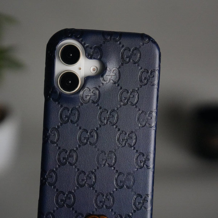 FRATO iPhone 17 Series iPhone 17 Luxury GG Fashion Leather Brand Case Cover