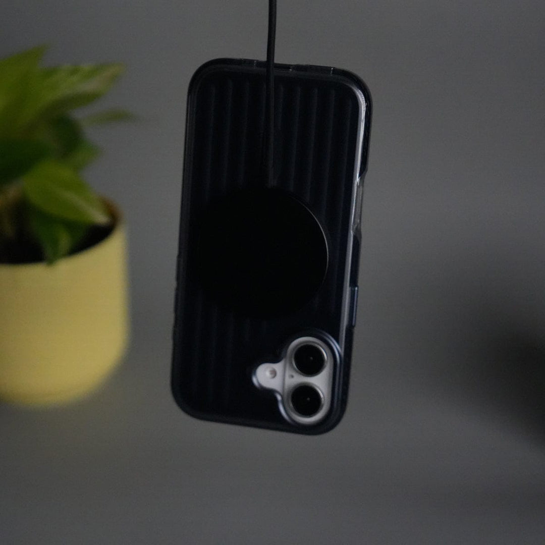 FRATO iPhone 17 Series iPhone 17 MagSafe Suitcase Design Case | Shockproof Ribbed Texture Back Cover
