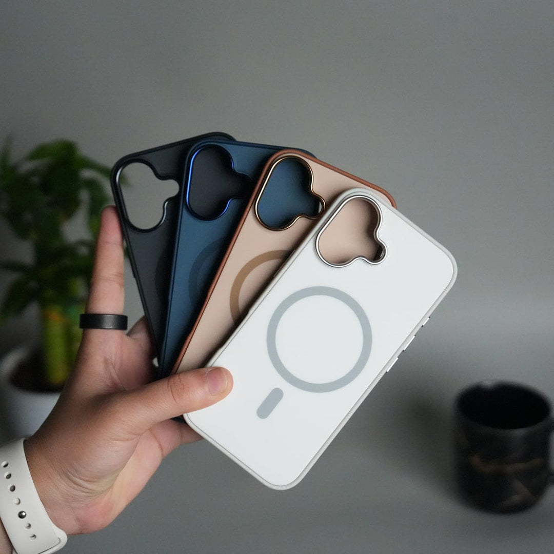 FRATO iPhone 17 Series iPhone 17 Matte MagSafe Case | Electroplated Camera Frame | Shockproof Back Cover