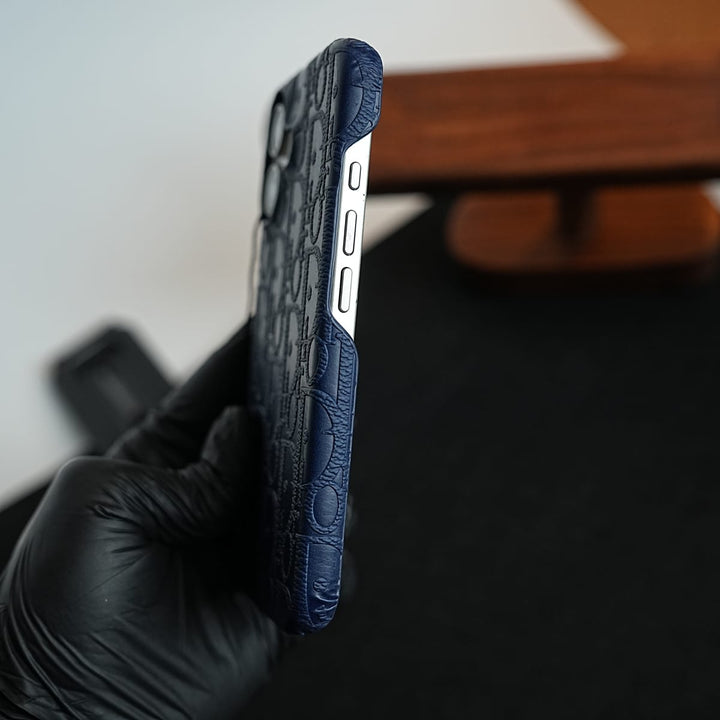 FRATO iPhone 17 Series iPhone 17 Premium Embossed PU Leather Designer Pattern Slim Protective Case