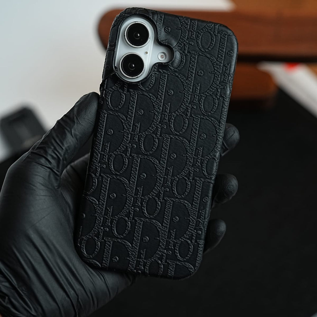 FRATO iPhone 17 Series iPhone 17 Premium Embossed PU Leather Designer Pattern Slim Protective Case