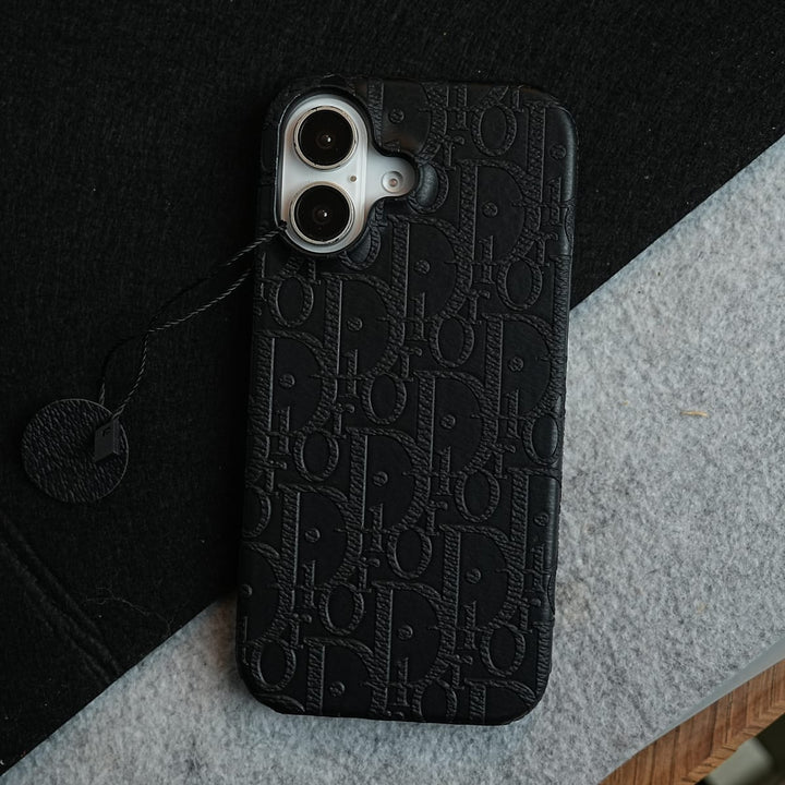 FRATO iPhone 17 Series iPhone 17 Premium Embossed PU Leather Designer Pattern Slim Protective Case