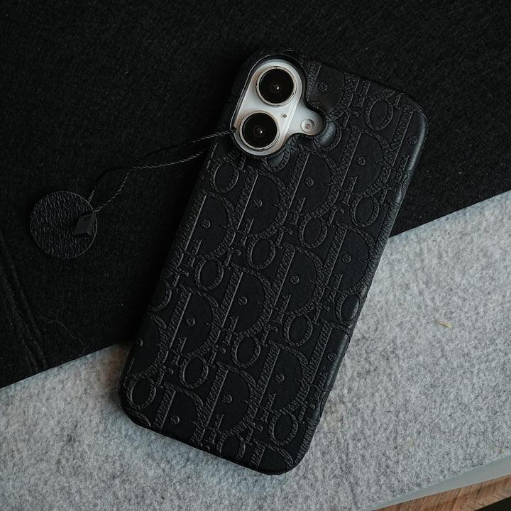 FRATO iPhone 17 Series iPhone 17 Premium Embossed PU Leather Designer Pattern Slim Protective Case