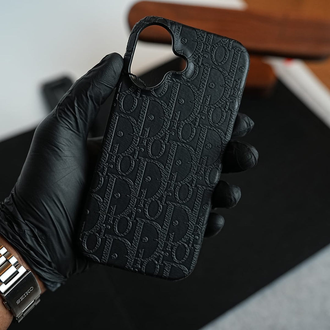 FRATO iPhone 17 Series iPhone 17 Premium Embossed PU Leather Designer Pattern Slim Protective Case