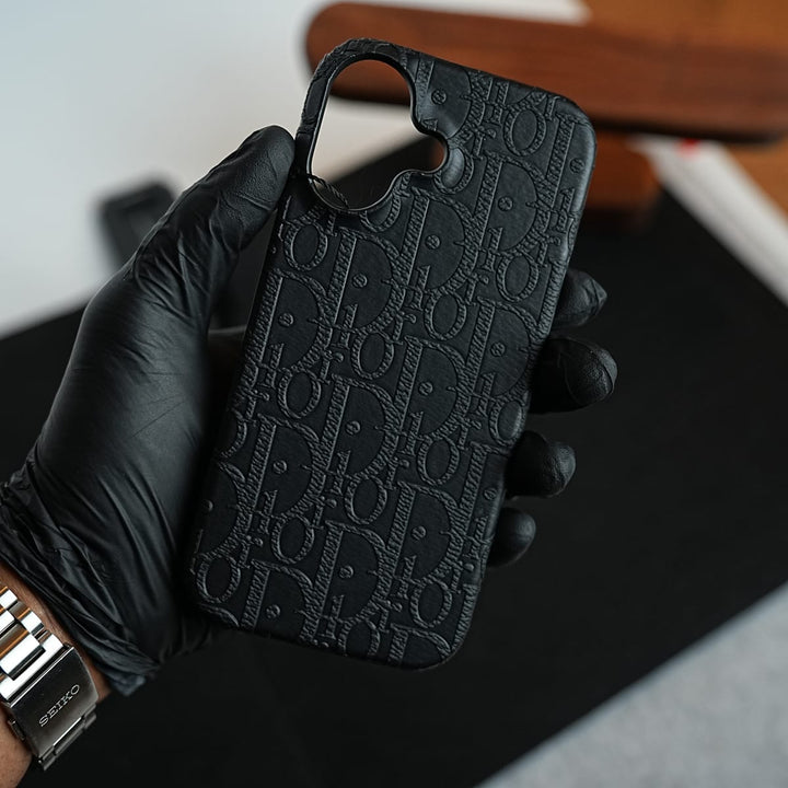 FRATO iPhone 17 Series iPhone 17 Premium Embossed PU Leather Designer Pattern Slim Protective Case