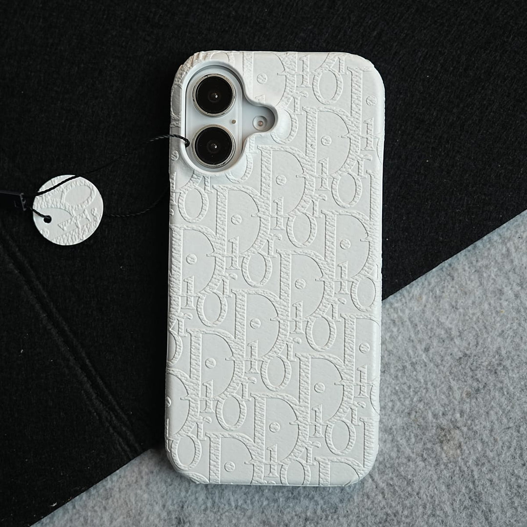 FRATO iPhone 17 Series iPhone 17 Premium Embossed PU Leather Designer Pattern Slim Protective Case