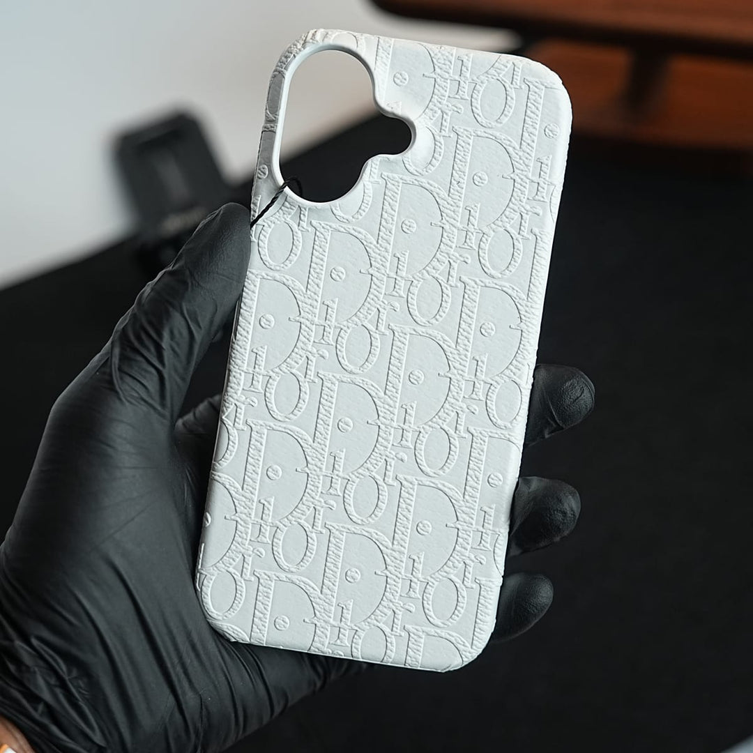 FRATO iPhone 17 Series iPhone 17 Premium Embossed PU Leather Designer Pattern Slim Protective Case