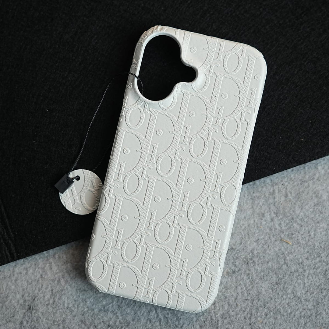 FRATO iPhone 17 Series iPhone 17 Premium Embossed PU Leather Designer Pattern Slim Protective Case