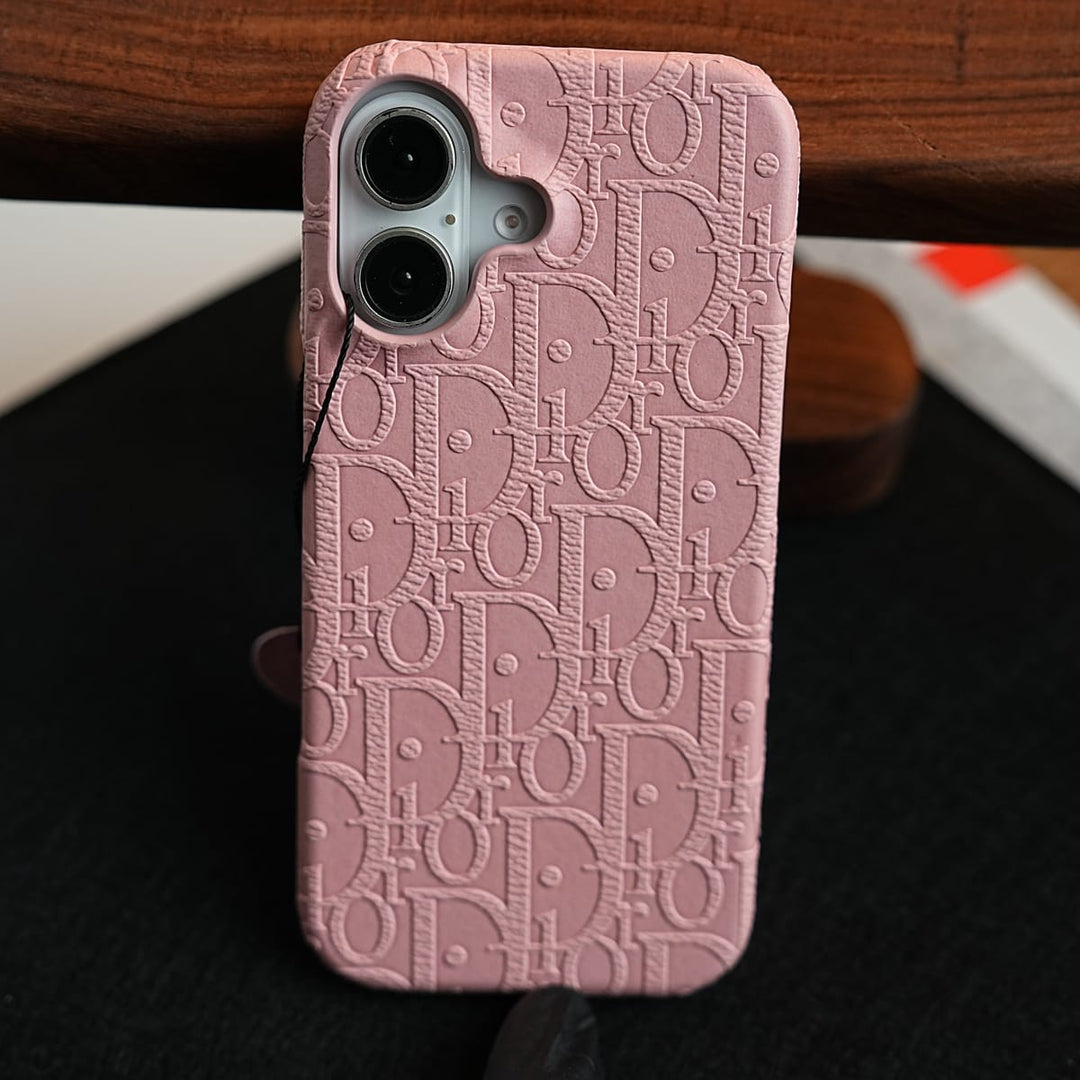 FRATO iPhone 17 Series iPhone 17 Premium Embossed PU Leather Designer Pattern Slim Protective Case