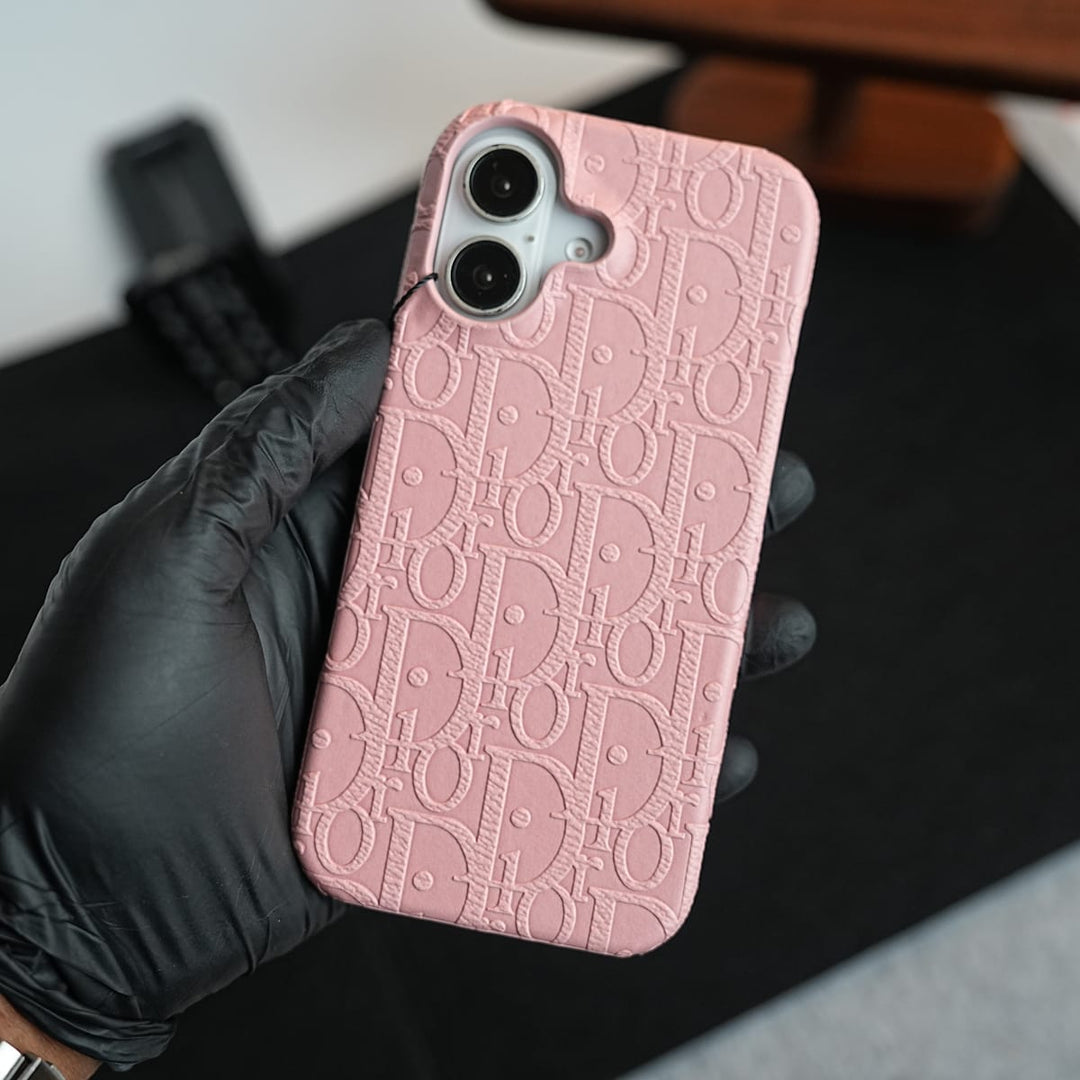 FRATO iPhone 17 Series iPhone 17 Premium Embossed PU Leather Designer Pattern Slim Protective Case