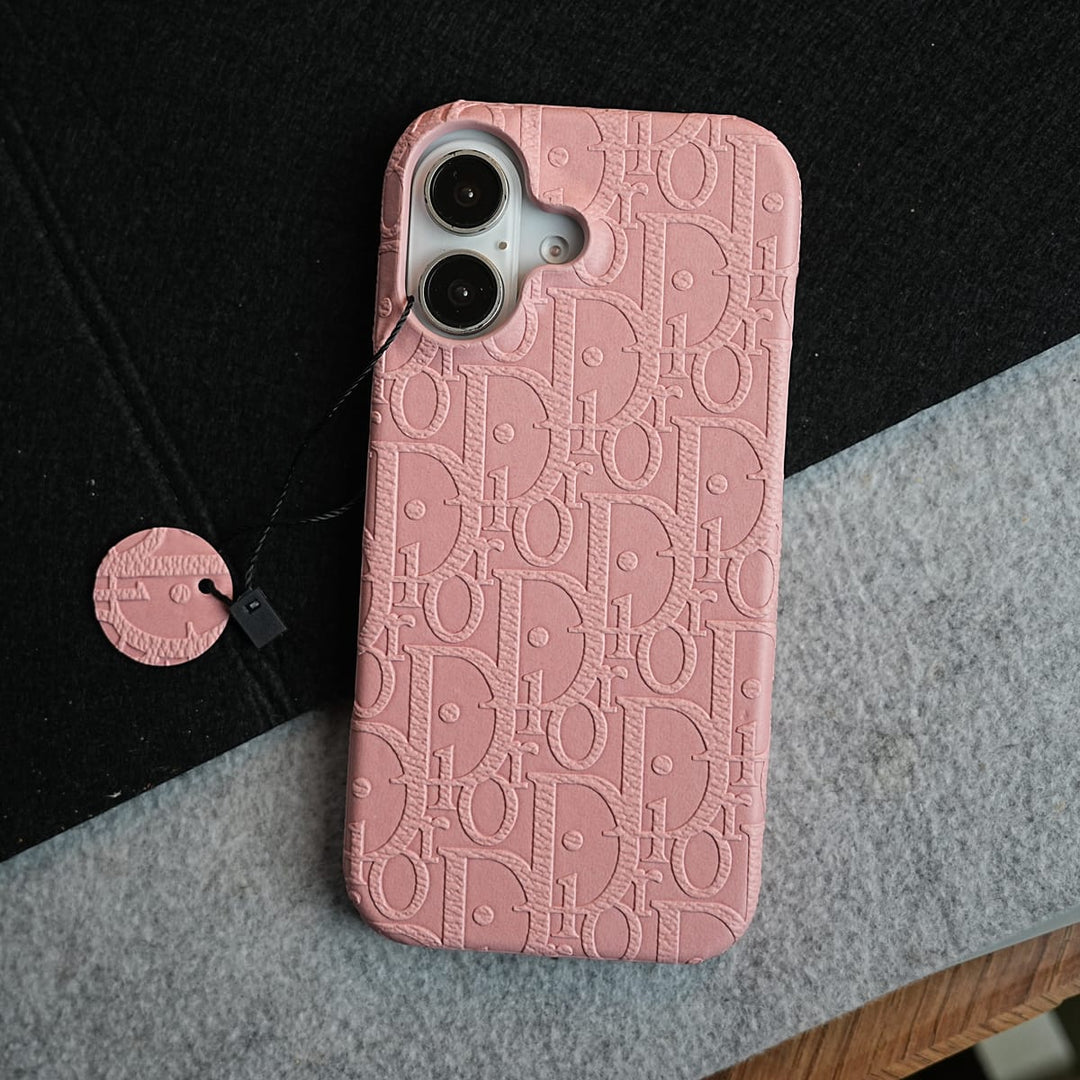 FRATO iPhone 17 Series iPhone 17 Premium Embossed PU Leather Designer Pattern Slim Protective Case