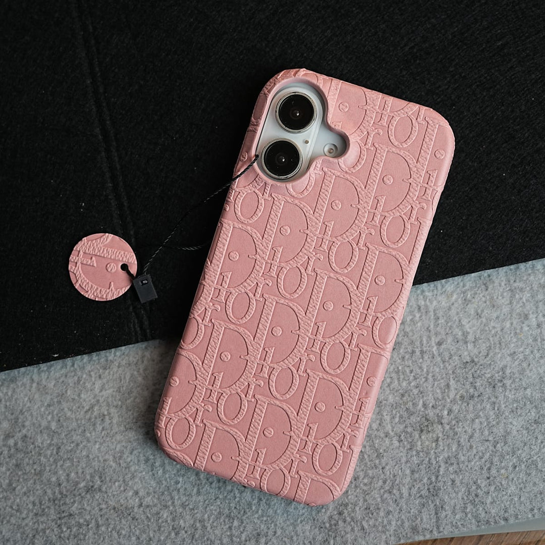 FRATO iPhone 17 Series iPhone 17 Premium Embossed PU Leather Designer Pattern Slim Protective Case