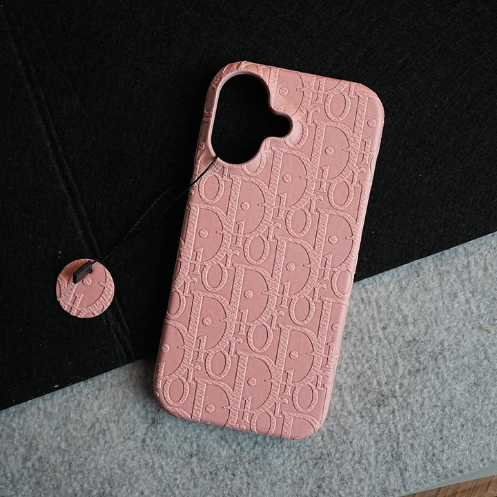 FRATO iPhone 17 Series iPhone 17 Premium Embossed PU Leather Designer Pattern Slim Protective Case