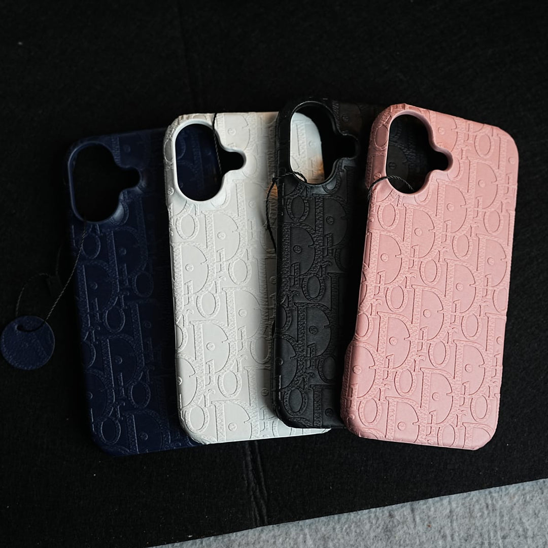 FRATO iPhone 17 Series iPhone 17 Premium Embossed PU Leather Designer Pattern Slim Protective Case