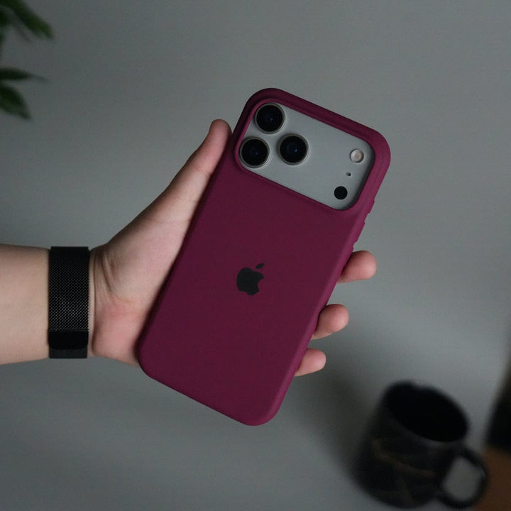 FRATO iPhone 17 Series iPhone 17 Pro Liquid Silicone Case Cover (Plum)