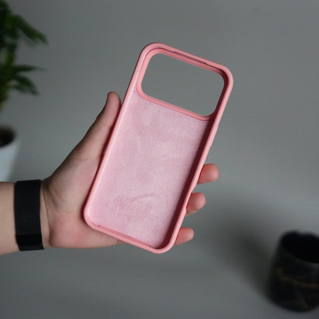 FRATO iPhone 17 Series iPhone 17 Pro Liquid Silicone Case Cover (Rose Pink)