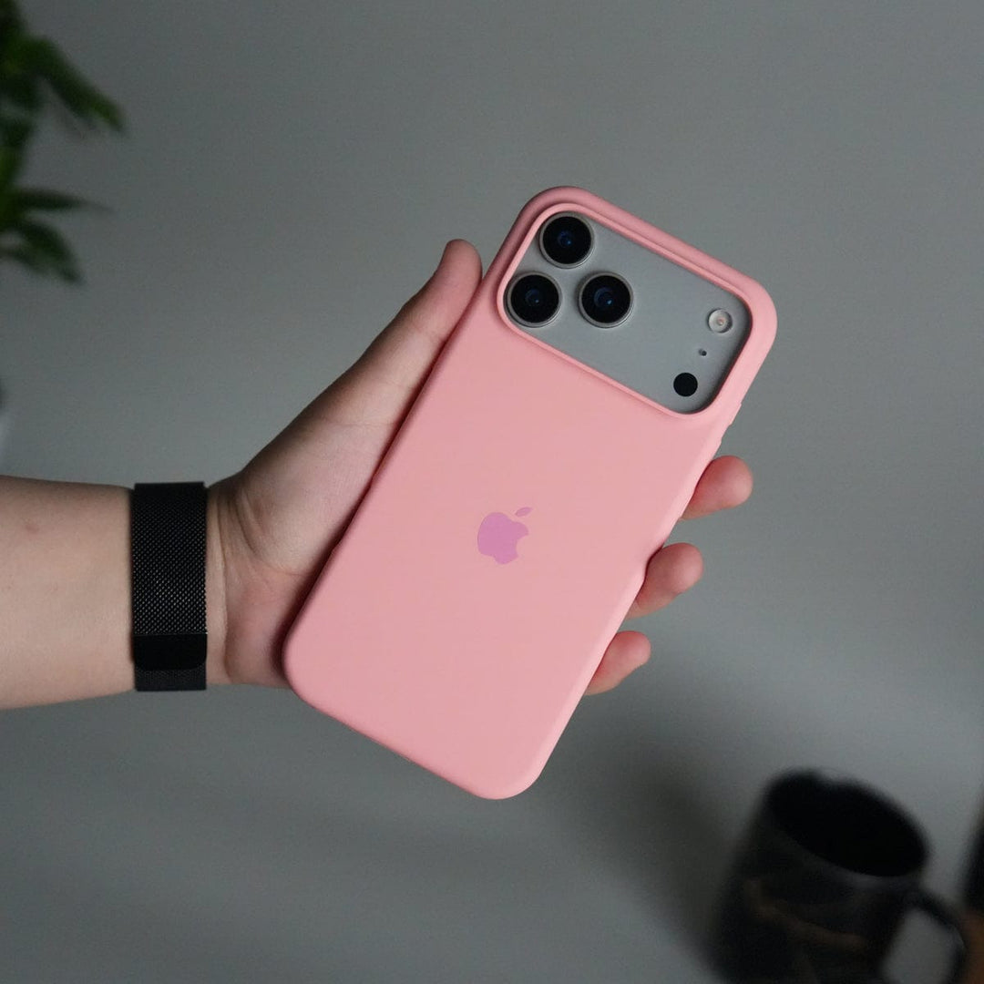 FRATO iPhone 17 Series iPhone 17 Pro Liquid Silicone Case Cover (Rose Pink)