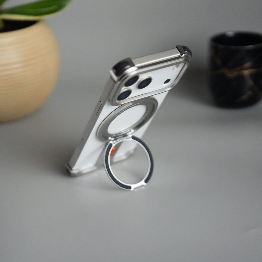 FRATO iPhone 17 Series iPhone 17 Pro Max Aluminium Metal Frame Rotating Kickstand Case