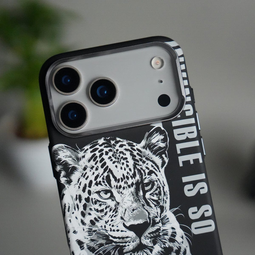 FRATO iPhone 17 Series iPhone 17 Pro Max Carbon Fiber Texture Design Hard Pc MagSafe Case Cover BWLeopard