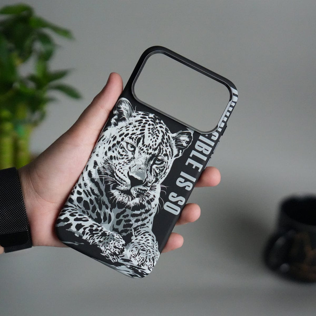 FRATO iPhone 17 Series iPhone 17 Pro Max Carbon Fiber Texture Design Hard Pc MagSafe Case Cover BWLeopard