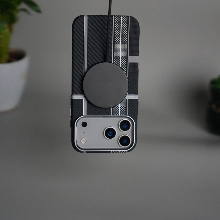 FRATO iPhone 17 Series iPhone 17 Pro Max Carbon Fiber Texture Design Hard Pc MagSafe Case Cover MixLine