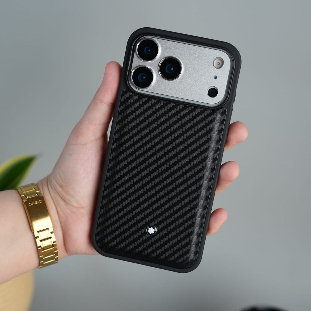 FRATO iPhone 17 Series iPhone 17 Pro Max / Carbon Fiber Texture iPhone 17 Series Black MB Case Cover